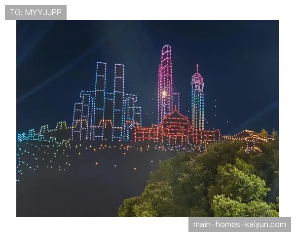 无人机灯光秀：开幕式表演将震撼世界，这场无人机表演的灯光秀非常震撼
